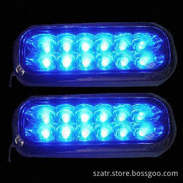 12 LED Lamp with Blue and Clear LED